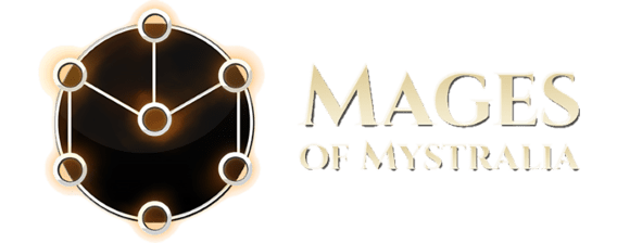 Логотип Mages of Mystralia