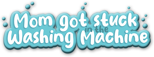 Логотип Mom got stuck in the washing machine