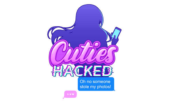 Логотип Cuties Hacked: Oh no someone stole my photos!