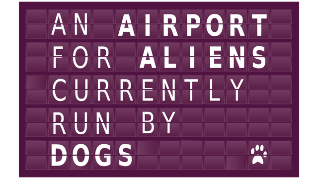 Логотип An Airport for Aliens Currently Run by Dogs