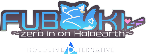 Логотип FUBUKI ～zero in on Holoearth～ HOLOLIVE ALTERNATIVE