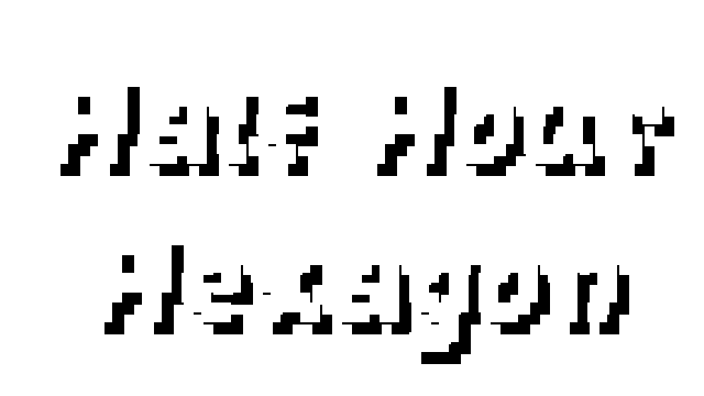 Логотип Half Hour Hexagon