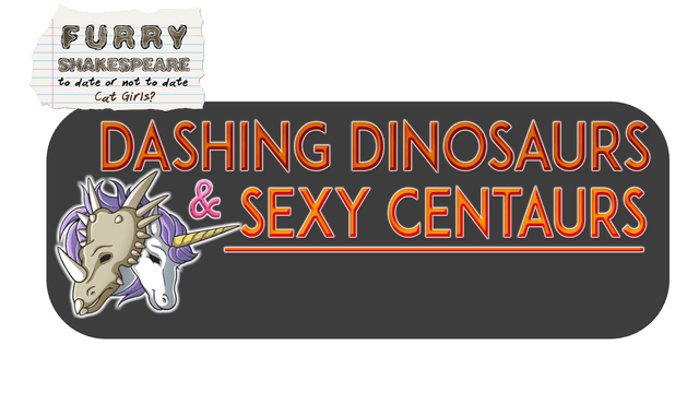 Логотип Furry Shakespeare: Dashing Dinosaurs and Sexy Centaurs