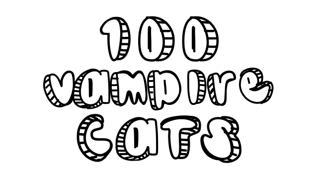 Логотип 100 Vampire Cats