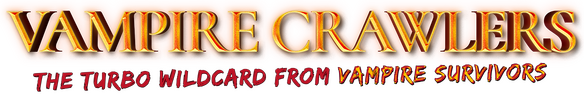 Логотип Vampire Crawlers: The Turbo Wildcard from Vampire Survivors