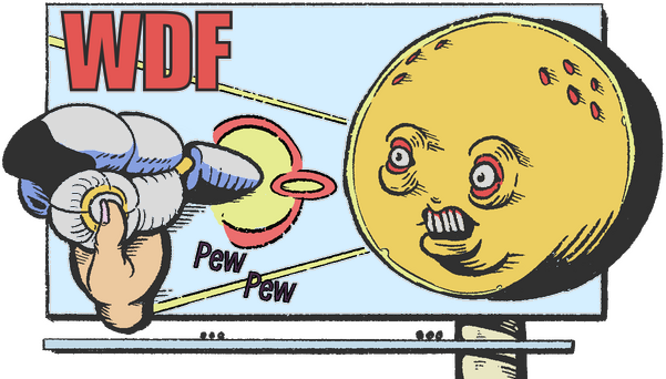 Логотип WDF (horizontal shmup)