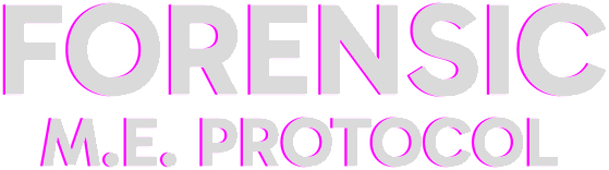 Логотип FORENSIC - M.E. Protocol